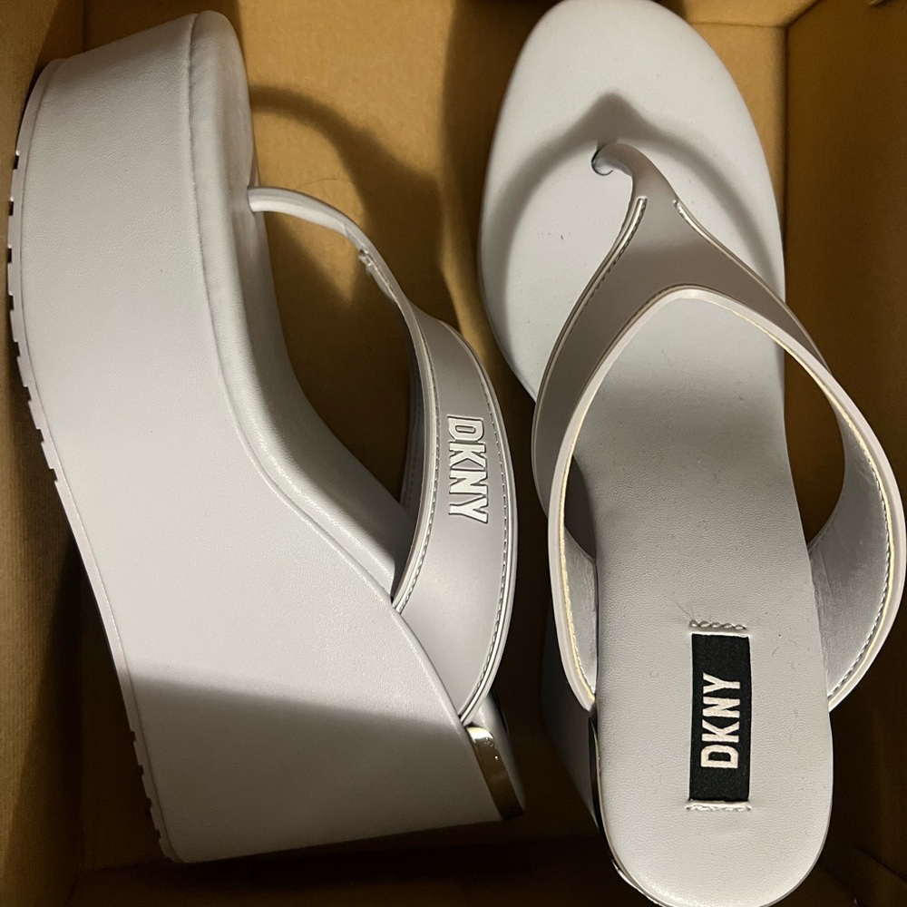 DKNY platform Sandals
